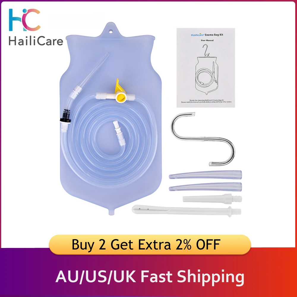 FDA сумка для клизмы наборы очищения толстой кишки с силиконовым шлангом