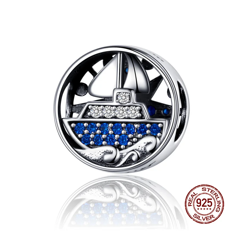 Оригинальные бусины из стерлингового серебра 925 пробы подходят к оригинальному