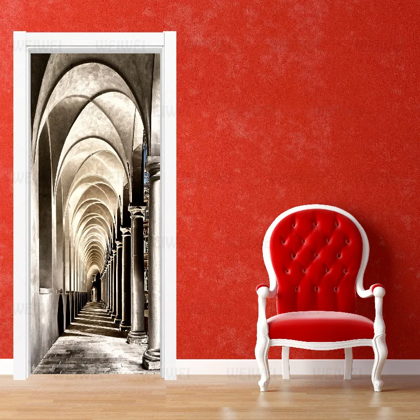 Наклейка из ПВХ водостойкая для коридора домашнего декора французское искусство