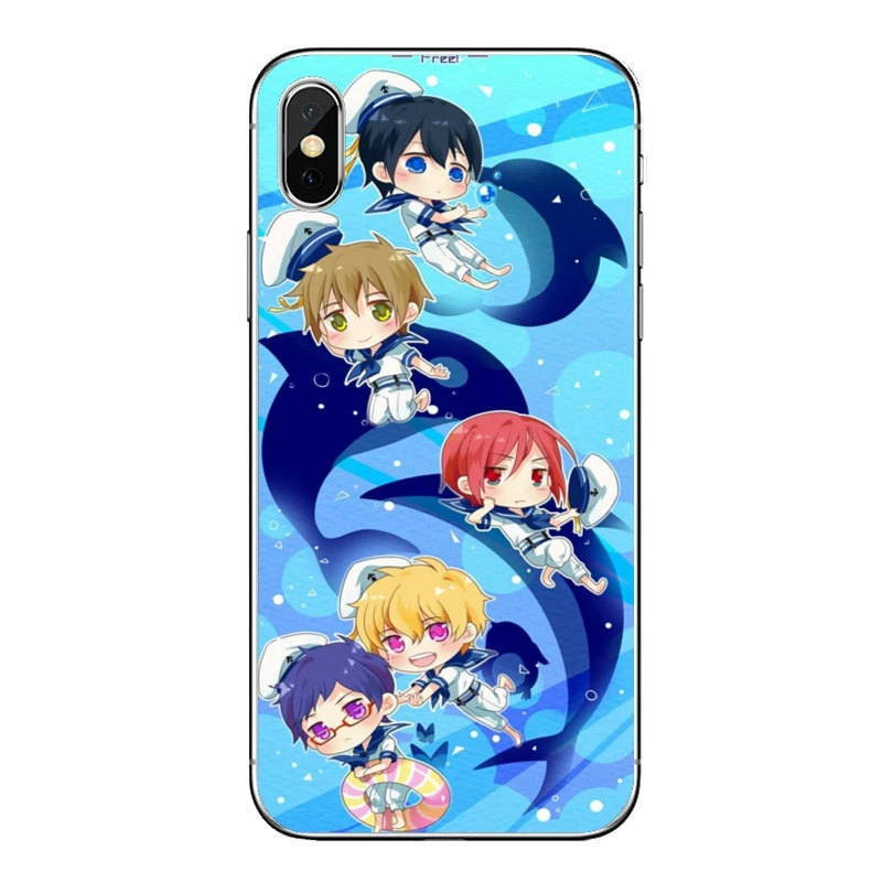 Чехол для телефона с Iwatobi swim club rei ryugazaki nagisa iPhone 12 11 Pro Max Мини XS XR X 8 7 Plus 6 6S 5 5S SE - Фото №1