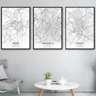 Картина на холсте с изображением Монса льюфия, Антверпена, Брюсселя, Бельгии