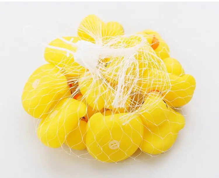 

10000pcs Baby Bath toys Vinyl Toys Yellow duck toys Children Squeeze Calls Small Gifts Animals