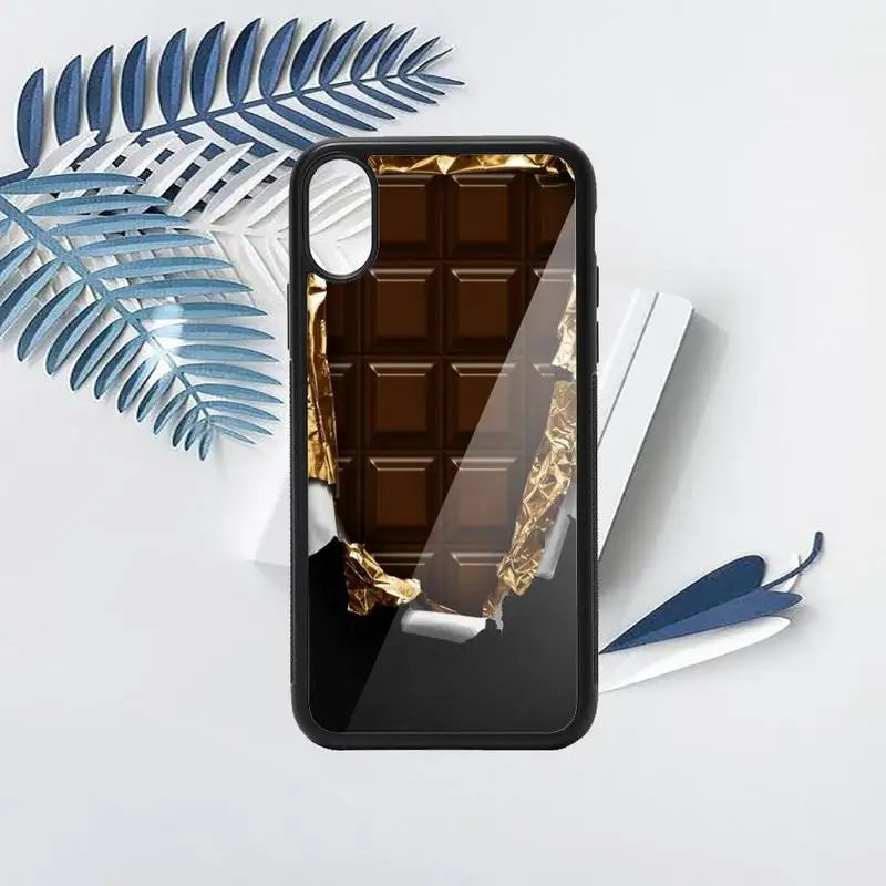 

alenka bar chocolate funny pattern luxury coque Phone Case PC for iPhone 11 12 pro XS MAX 8 7 6 6S Plus X 5S SE 2020 XR