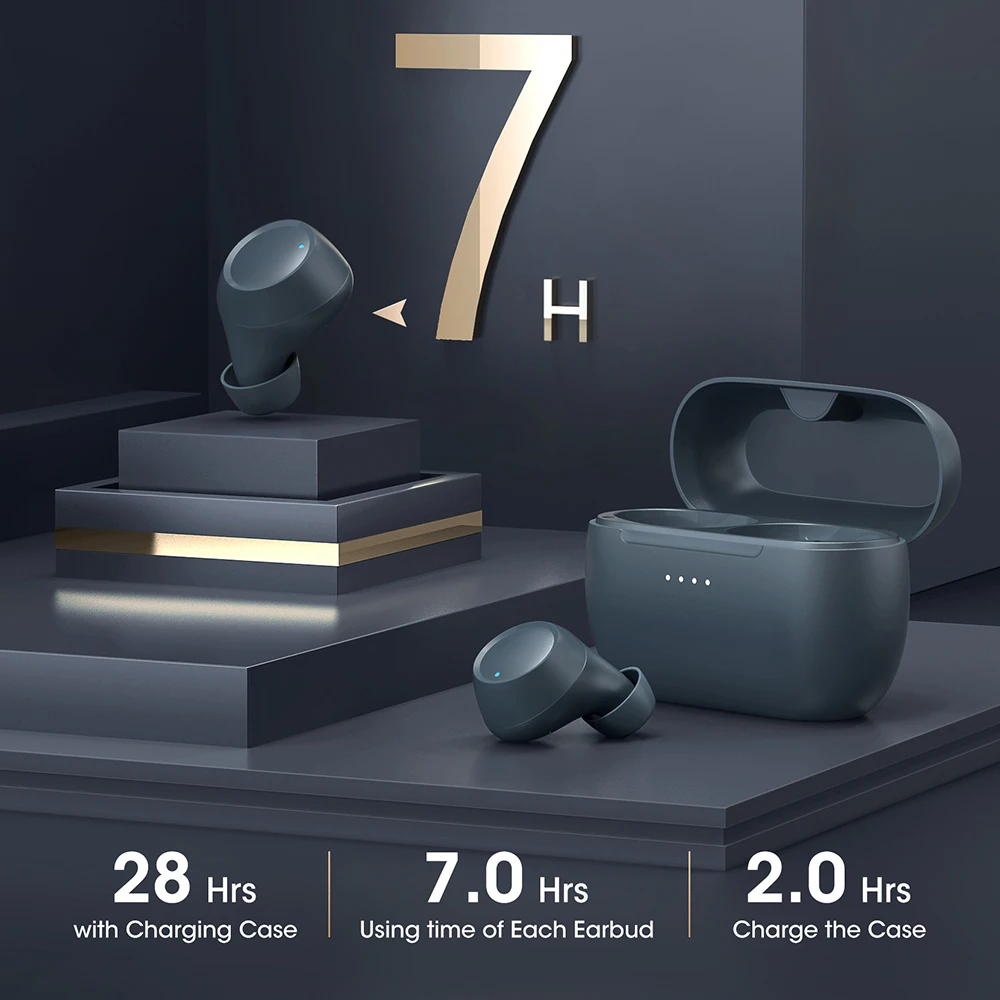 Беспроводные наушники вкладыши Mpow M13 Bluetooth с защитой IPX8 водонепроницаемость 28