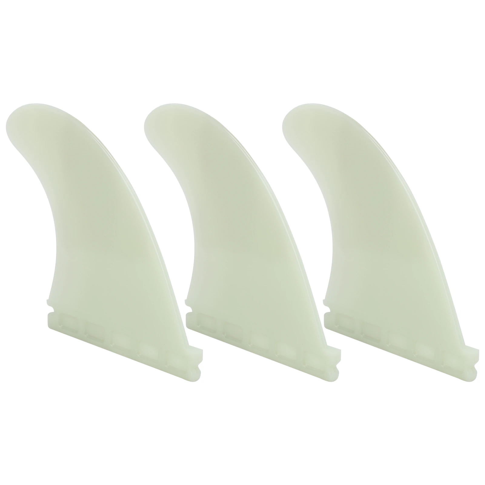 

3pcs Surfboard Tail Fin Environmental PVC Surf SUP Fins Set for Long Board Surfboard Tail Surf Fins