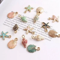 ocean pendants charms craft jewelry nice conch sea shell diy handmade 1315pcs