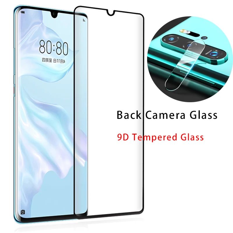 Закаленное стекло 2 в 1 для Huawei P30 Lite P20 Pro задняя камера Защитная пленка экрана Nova 5