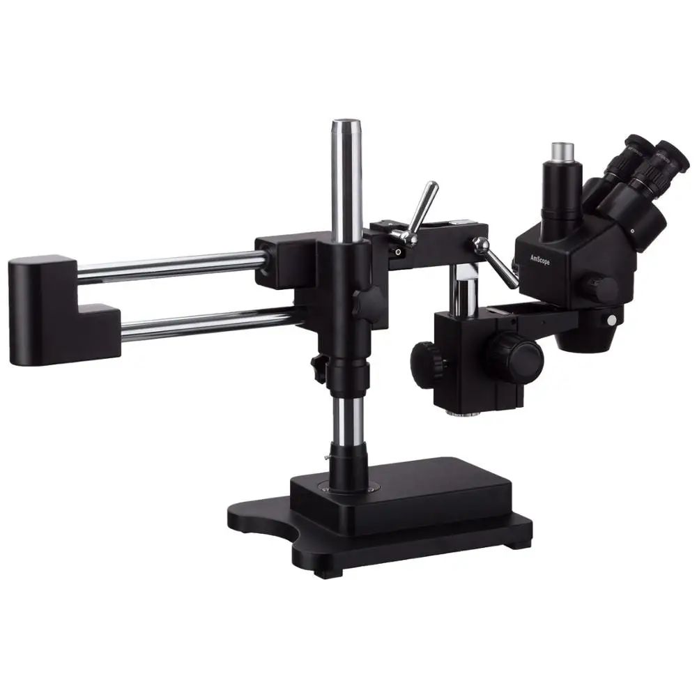 AmScope 3.5X-90X черный Simul фокусным расстоянием Тринокулярный Стерео микроскоп с