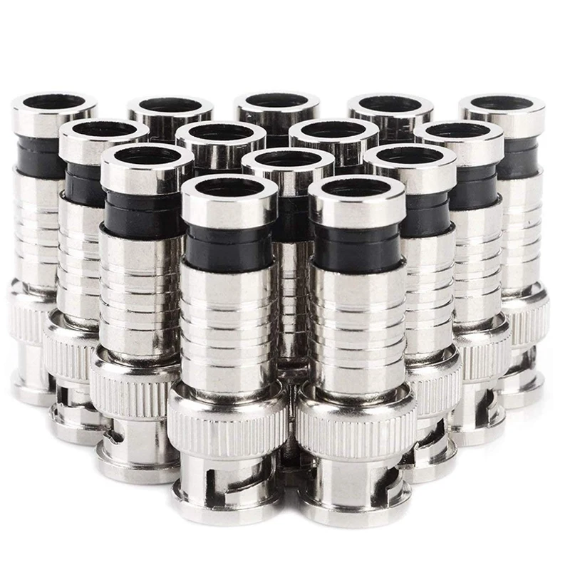 BNC соединитель сжатия RG59 щипцы видео разъем расширения коаксиальный Сиамский