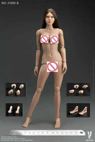 

VERYCOOL 1/6 FX09-B Female Body With Head Sculpt VC 3.0 12'' Action Figure Soldier Body