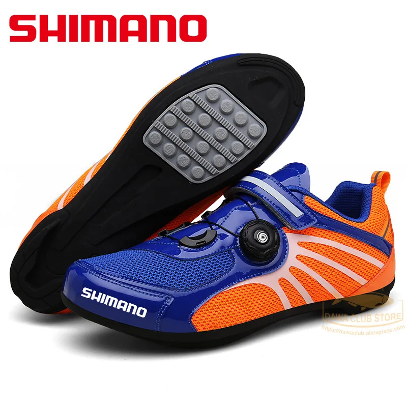 

New SHIMANO Men's and Women's Lock-free Riding Shoes, Leisure Road Bike Power-assisted Shoes, Breathable Mountain Bike Shoes
