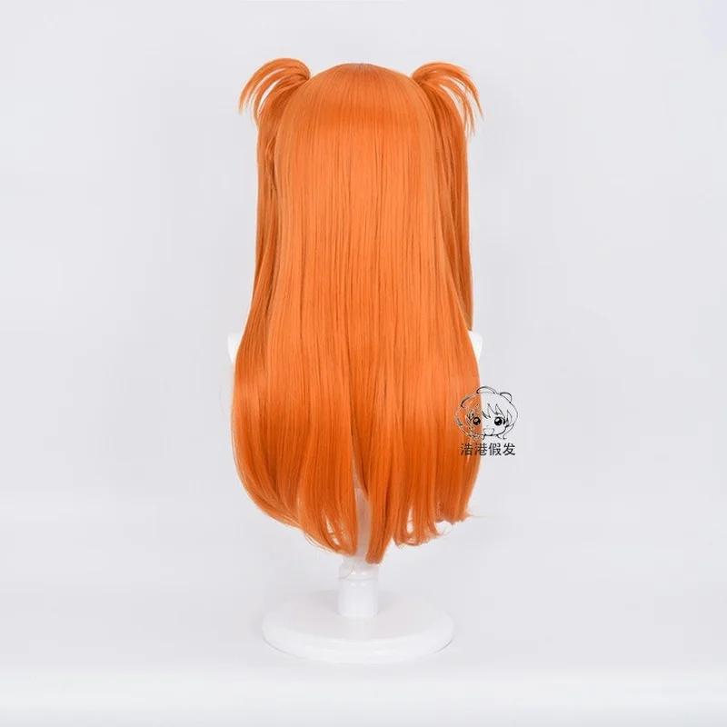 Парик для косплея Langley Soryu АСУКА из аниме Длинные оранжевые термостойкие