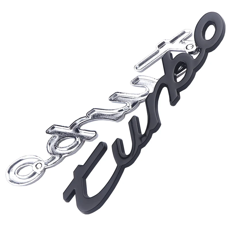 3D автомобильный Стайлинг Металлическая Эмблема турбо наклейка корпус задний