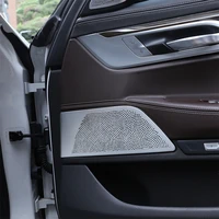 for bmw 7 series g11 g12 2016 2020 car stereo speaker door sticker cover trim aluminum alloy interior modification accessories