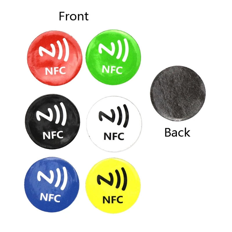 Метки-метки для мобильных телефонов NFC металлические 6 шт. |