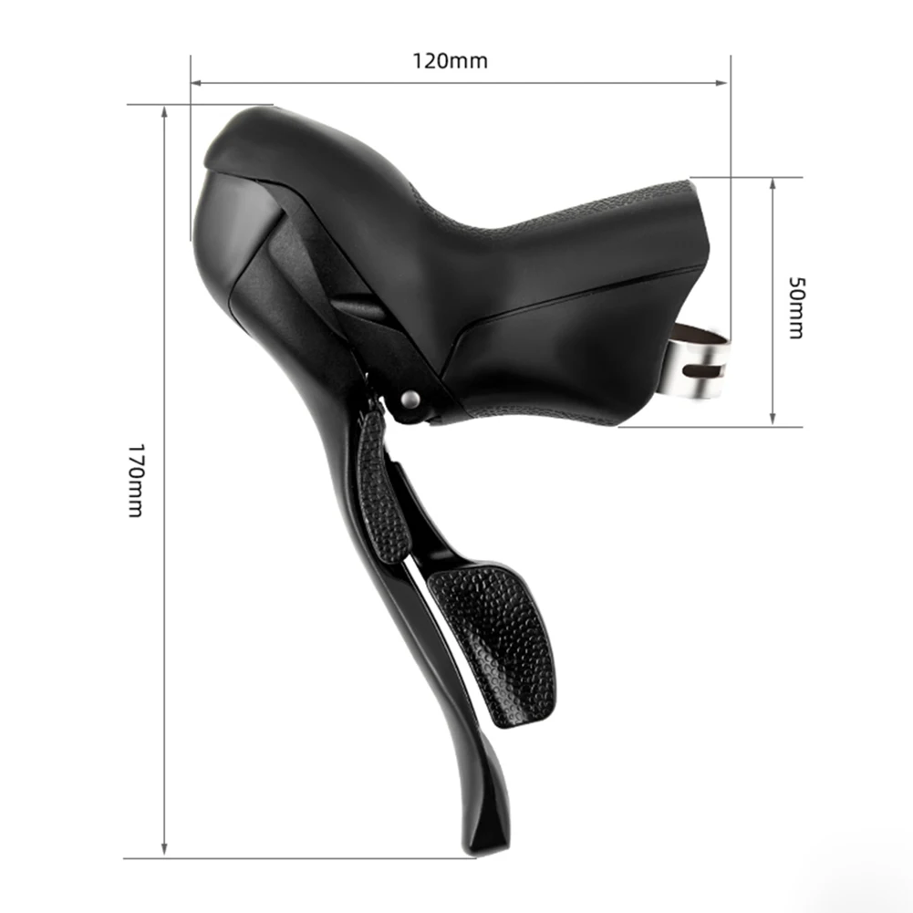 

Dual Control Bicycle Handle Shift Levers Derailleur Kit Road Bike Brake Shifter Compatible for Shimano Riding Cycling Accessorie