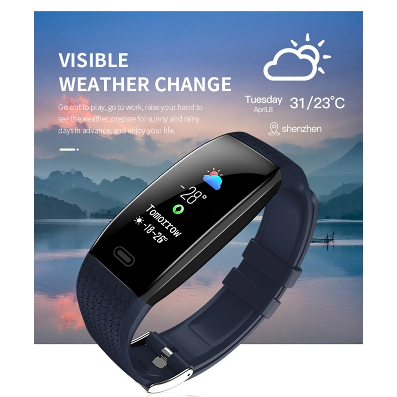 T5 смарт браслет в режиме реального времени мониторинг температуры Браслет