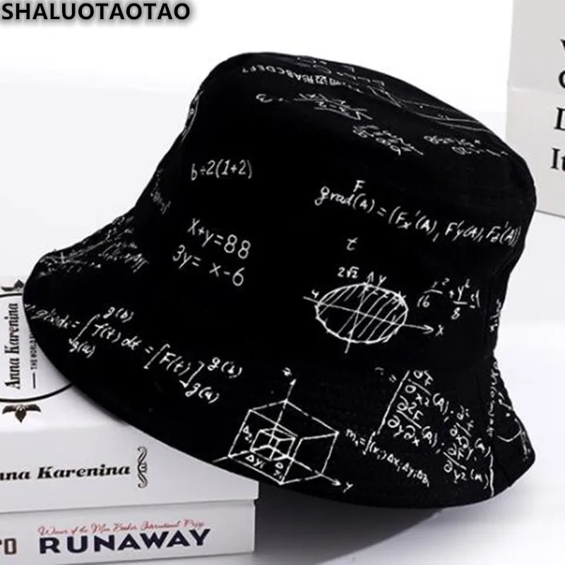 

SHALUOTAOTAO Fisherman's Hat Men's Women's Cap Spring Summer Geometry Printing Sun New Protection Sombrero's Banama Couple Hats