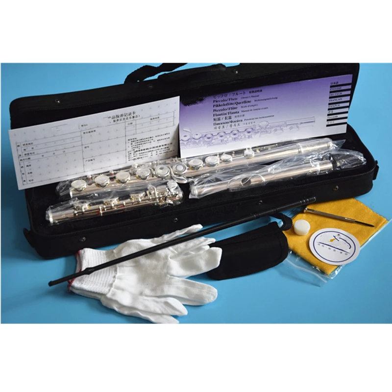 Высокое качество японская флейта YF 371H студенческие флейты посеребренные 17