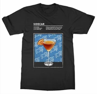 sidecar t shirt mixed drink cocktail alcohol bartender booze happy hour liquor 2019 fashion unisex tee