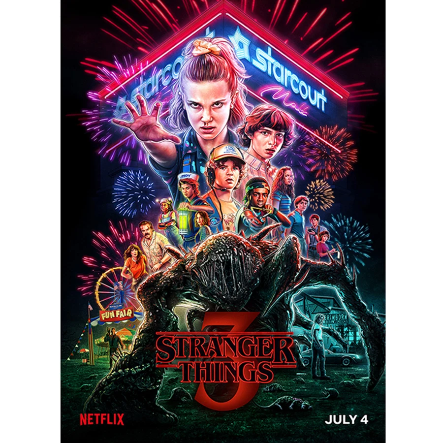 Алмазная 5d картина сделай сам очень странные дела Сезон 3 алмазная вышивка