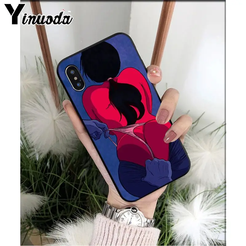 A8 Yinuoda сексуальное горячее бикини для девочек Twerk It TPU Мягкий силиконовый черный чехол для iPhone X XS MAX 6 6S 7 7plus 8 8Plus 5 5S XR - Цвет: A8