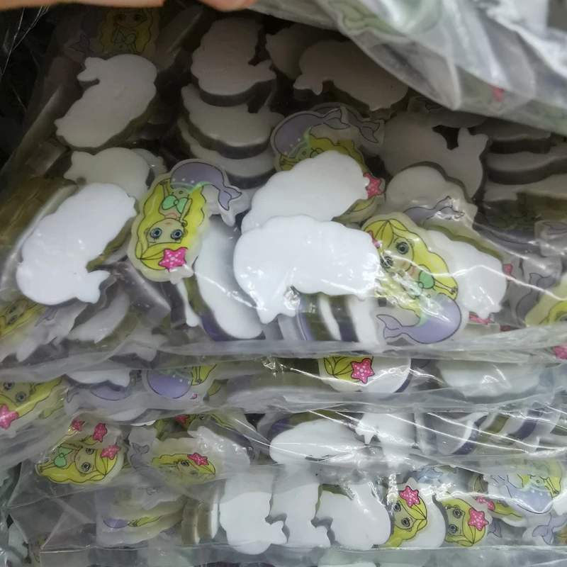 500pieces 23mm diy acrylic sea-maid girls paster beads.stick on hairpin clip for woman child headwear jewelry making accessories | Украшения