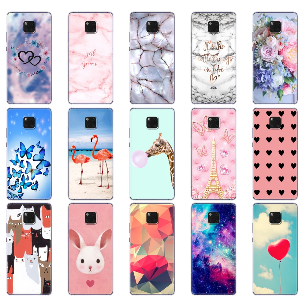 Case For Huawei Mate 20 Pro Transparent Soft Silicon Phone For Huawei Mate 20 X Cover Coque Cover Full 360 Protective Shell