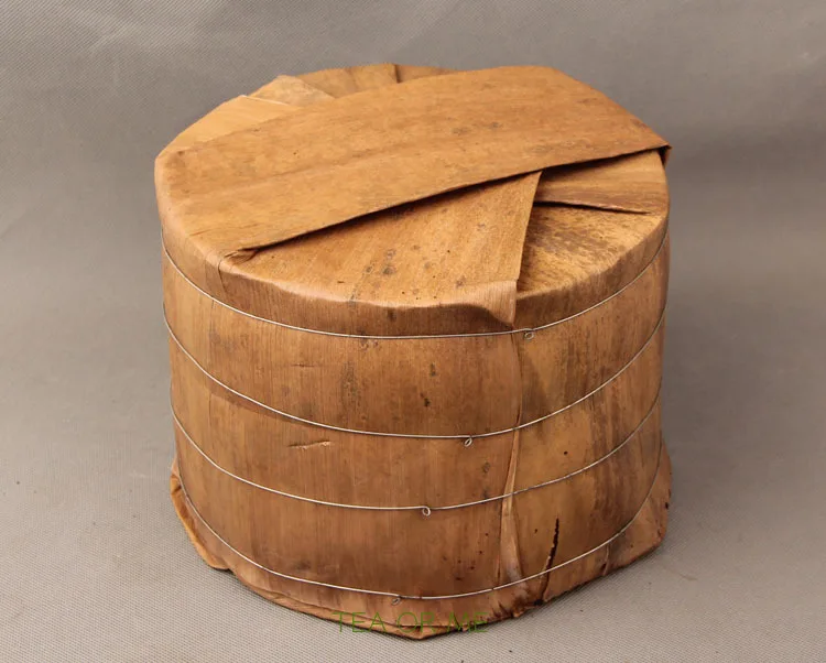 T&eacute; pu'er m&aacute;s antiguo de 3kg hecho en 2005 Meng Hai t&eacute; adulto ancestro antiguo miel dulce opaco-rojo &aacute;rbol antiguo t&eacute; Pu'er-2
