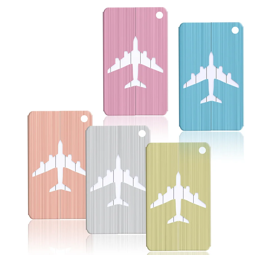

Aluminium Alloy Luggage Tags Women Men Fashion Travel Luggage Suitcase Name ID Address Label Holder Travel Accessories