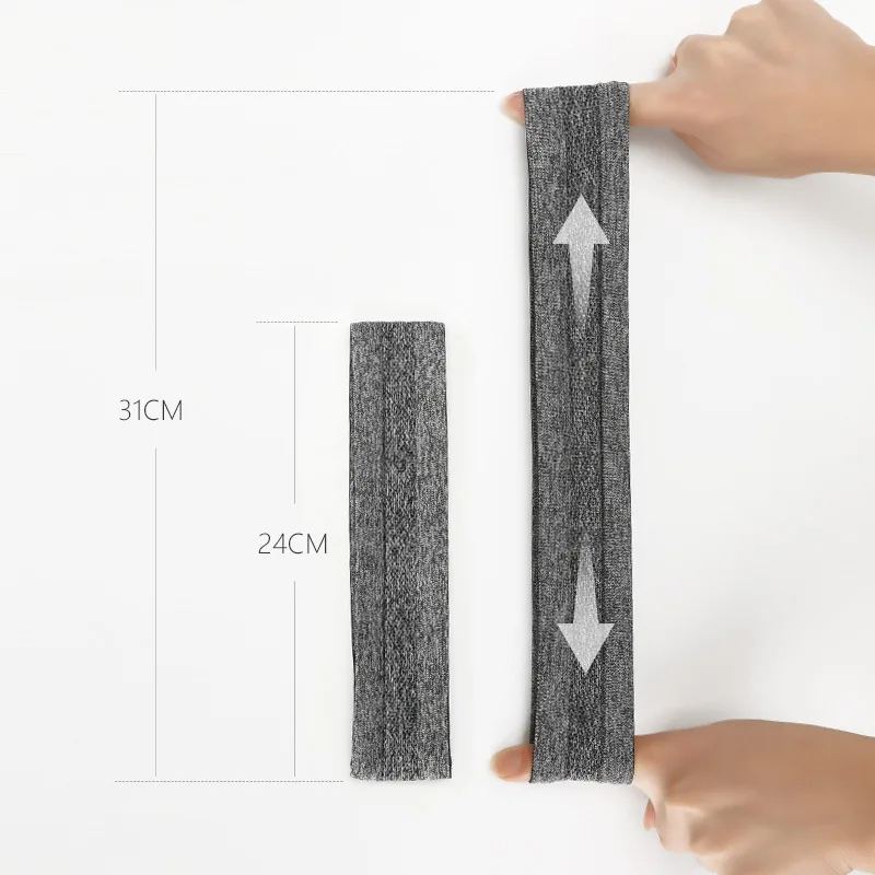 

Sports headband men and women silicone headband running basketball fitness headband sweat-absorbent sweat-conducting belt