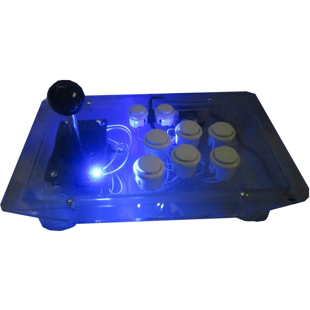 Cdragon Arcade Joystick White Box Led Light USB Fighting Stick Gaming Controller Gamepad Video Game For PC Desktop Computers | Электроника