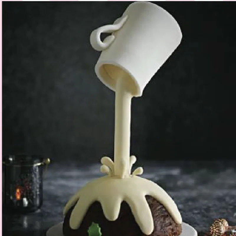 1SET Cake Support Structure Frame Anti Gravity Pouring Kit DIY Baking Tools Suspended Rack Home Decor QA 133 | Дом и сад