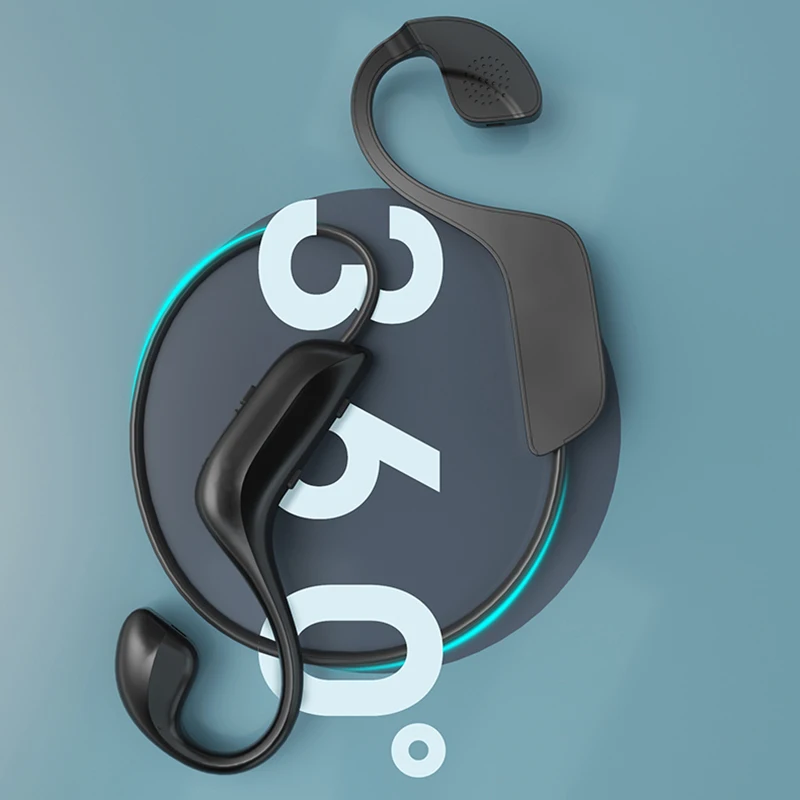 

Новые наушники с костной проводимостью, Bluetooth 5,0, беспроводные, не в ухо, гарнитура, водонепроницаемые спортивные наушники