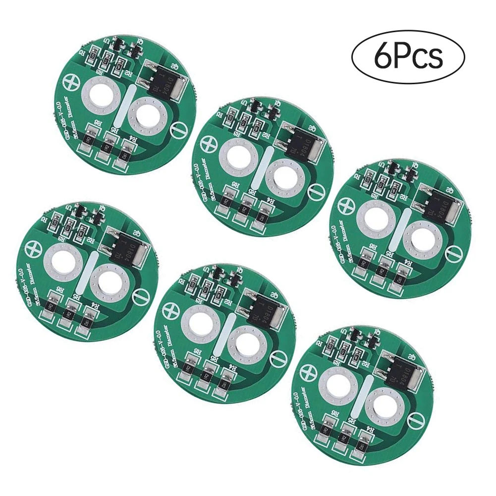 

6PCS Capacitor Protection Balance Board 2.5V Super Farad Capacitor Heat Dissipation Limiting Voltage Balancing Module Limit