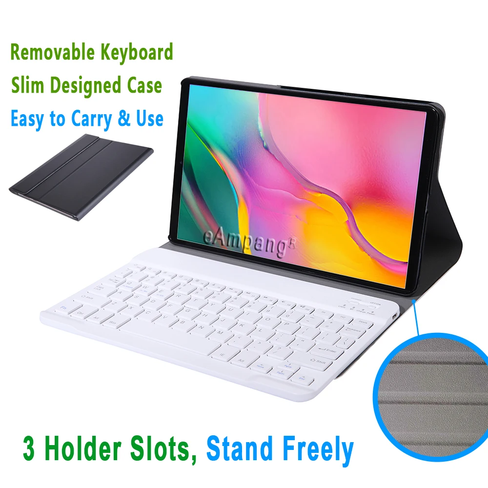 Чехол с клавиатурой для Samsung Tab A 8 0 2019 кожаный чехол T290 T295 английский русский