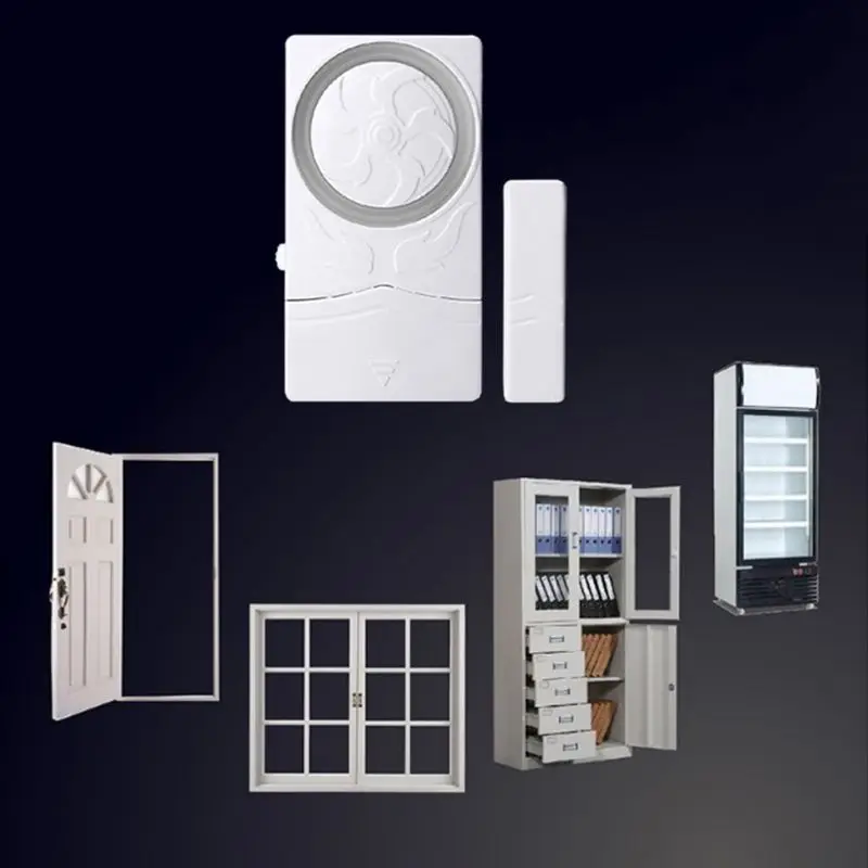 

Window Door Burglar Security Window Open Warning Alarm System Magnetic Sensor 28GE