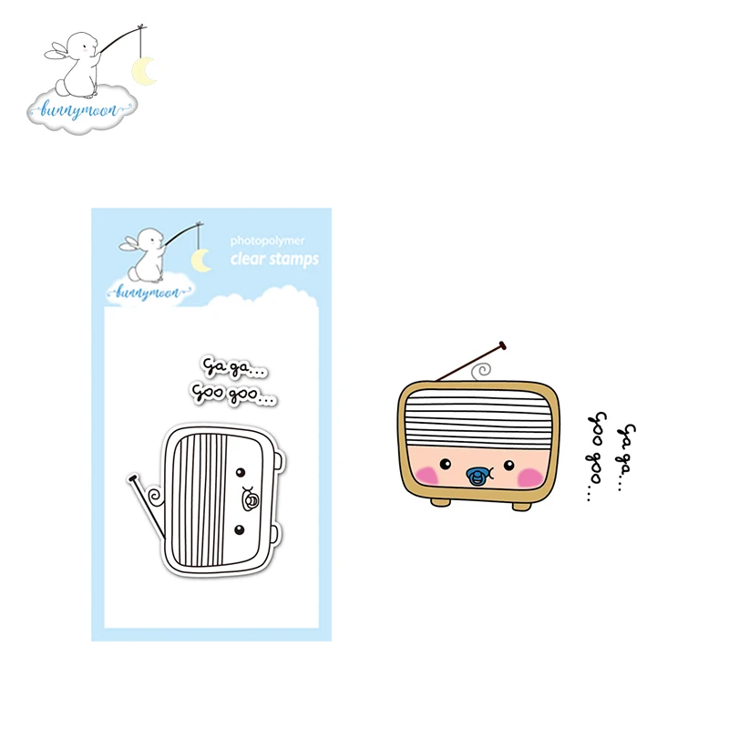 CH милое радио Детский прозрачный силиконовый штамп/печать для DIY