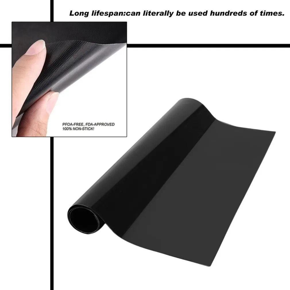 

3pcs/5pcs Reusable Non-Stick BBQ Grill Mat Pad Baking Sheet Meshes Portable Outdoor Picnic Cooking Barbecue Tool