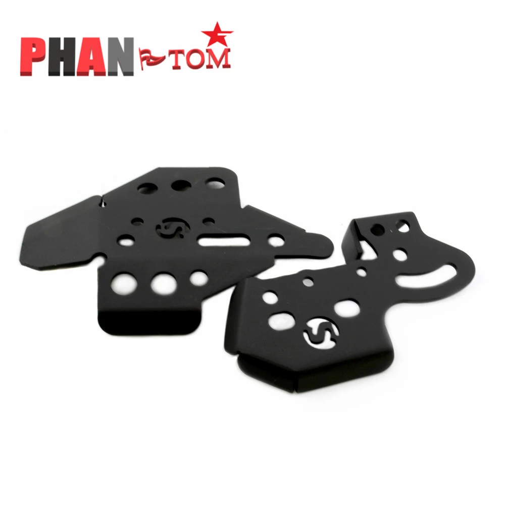 

For BMW F800GS 13-16 Left Right Heel Guard Foot Peg Bracket Rear Set Black Titanium