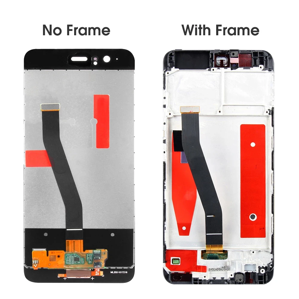 Digitalizador de pantalla t&aacute;ctil de pantalla Lcd Original para Huawei P10, piezas de repuesto para VTR-L29 VTR-AL00 P10LCD VTR-TL00-2