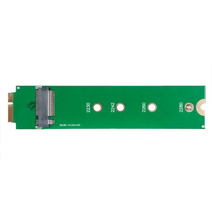 Адаптер SSD - M.2(NGFF) для Apple MacBook Air 11 13 A1370 A1369 Late 2010 Mid 2011 (зеленый) (6+12Pin) big | Компьютеры и