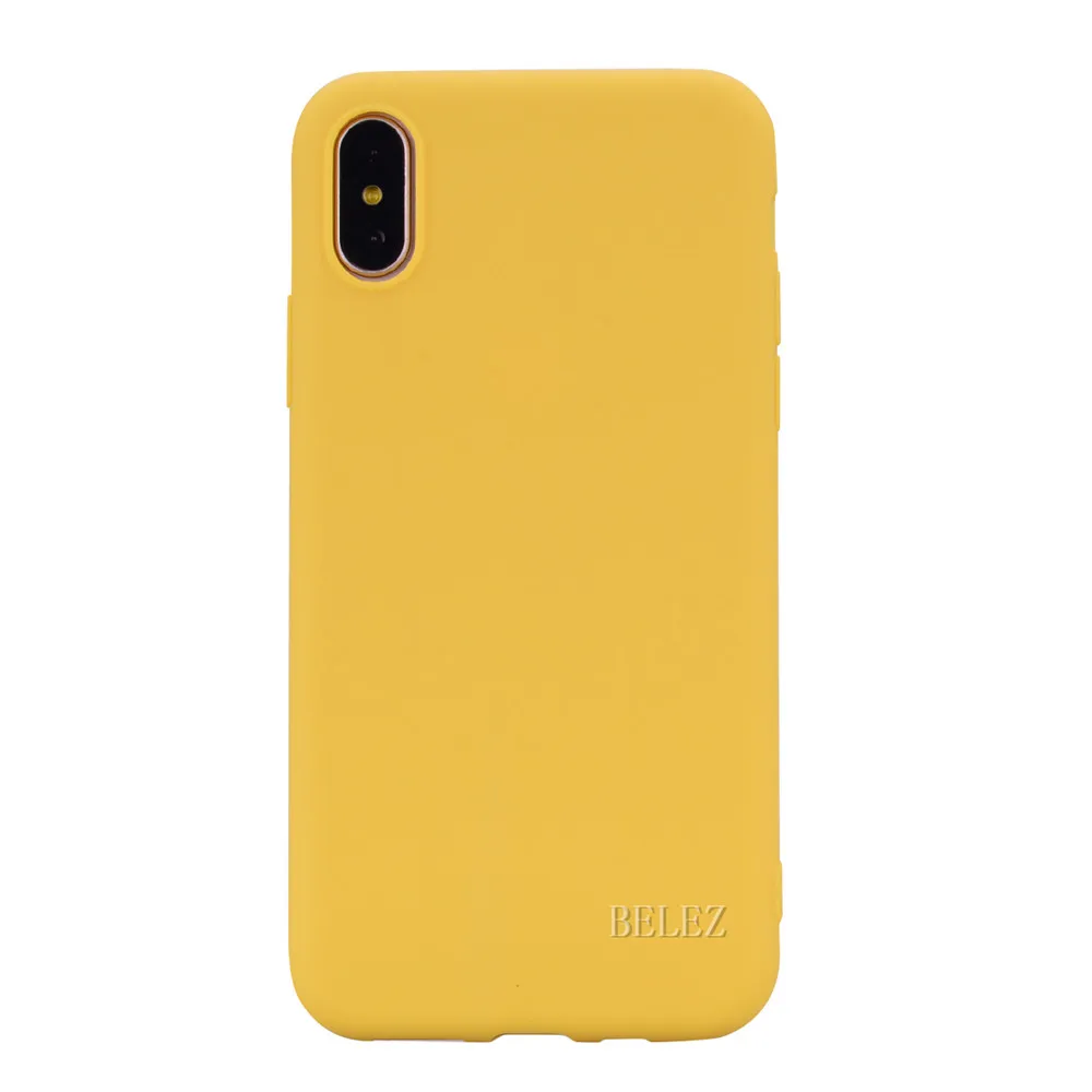 Yellow Чехол для Huawei Honor 10, чехол с полной защитой, мягкие силиконовые Матовые чехлы для телефонов, чехол для Honor 10 lite View 10i V10, карамельный чехол - Цвет: Yellow