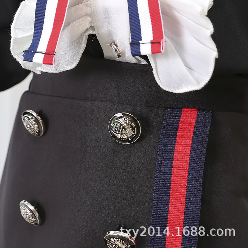 Костюм для девочек 2019 г. Новая Осенняя модная детская одежда кружевная рубашка с