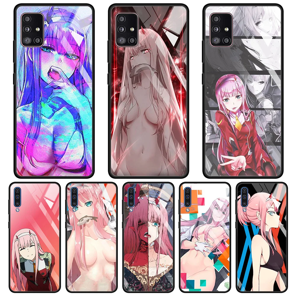 

Zero Two Darling in the FranXX Tempered Glass Case For Samsung Galaxy A51 A71 A91 A72 A52 A81 A41 A31 A21 A21s M51 M31 M21 Shell