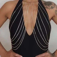 fashion luxury tassel rhinestone body jewelry sling sexy bikini crystal body bra jewelry accessories valentines day gift