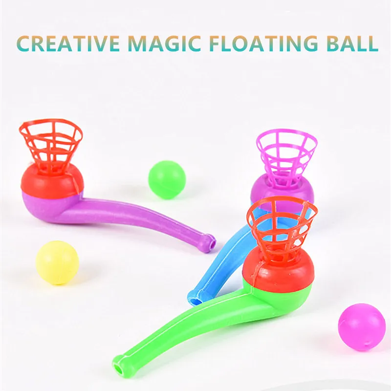 

Random Color Suspended Blow Pipe Blow Ball Children Board Game Balance Training Floating Blowing Ball Board Game Family Kids Toy