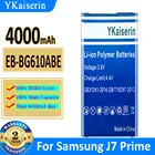 Аккумулятор ykaisсеребрин на 4000 мА  ч для Samsung Galaxy J7 Prime On7 2016 G610 G615 G6100 J7 Prime 2 Prime2 J7 Max Bateria