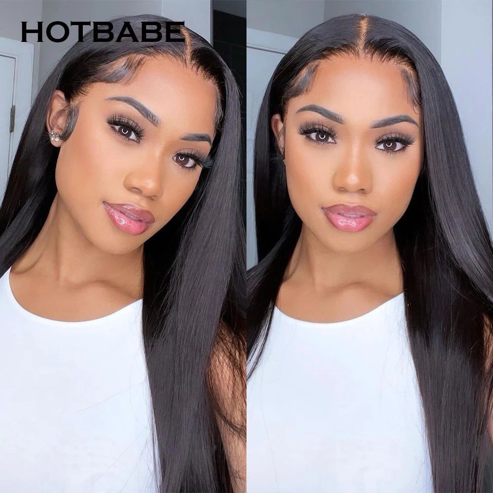 30 32 Inch 13x4/13x6 Straight Transparent Lace Front Human Hair Wigs Lace Frontal Wig For Women Brazilian 4x4 Lace Closure Wig enlarge