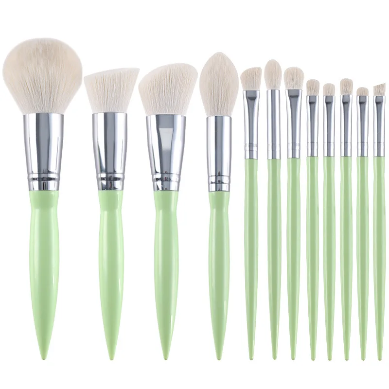 

12Pcs Eye Makeup Brushes Set Eye Shadow Eyebrow Sculpting Power Brushes Facial Makeup Cosmetic Brush Tools
